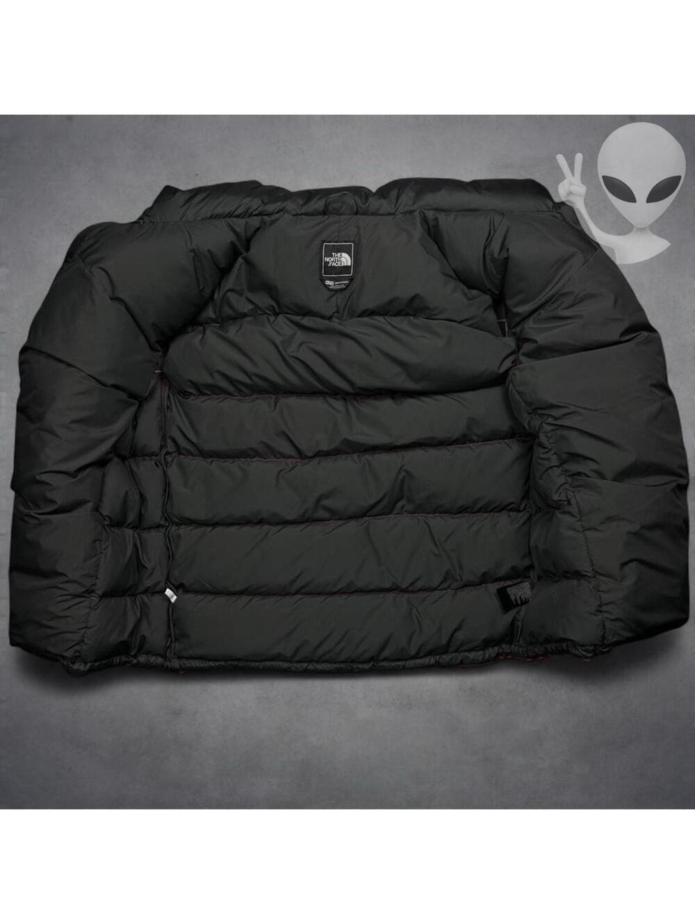 The North Face 1996 Retro Nuptse 700 Down Puffer Vest Mens XL Red Black Puffer - Picture 7 of 9
